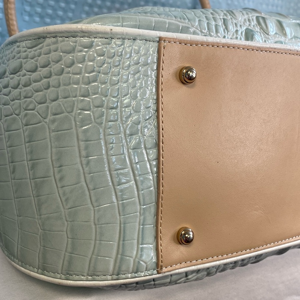 BRAHMIN Amy Sea Glass Tri-Color Shoulder Bag - Picture 11 of 17